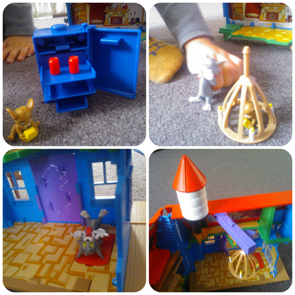 tom and jerry tricky trap house playset