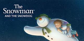 snowman and snowdog soft toy